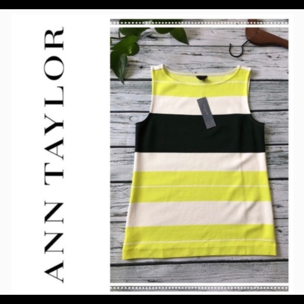 Ann Taylor Striped Top - Picture 1 of 2